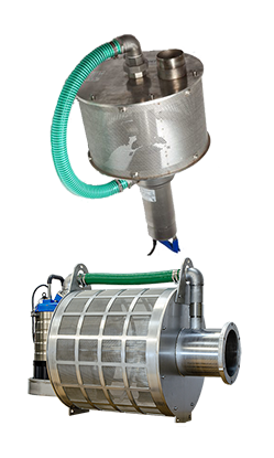 Backwash filters - filters with integral backwashing pumps