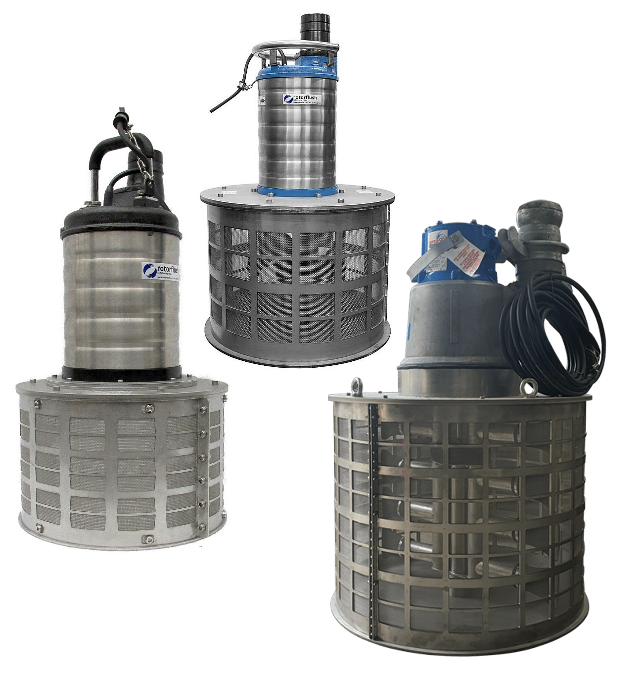Large and larger filter pumps for eel screening and much more