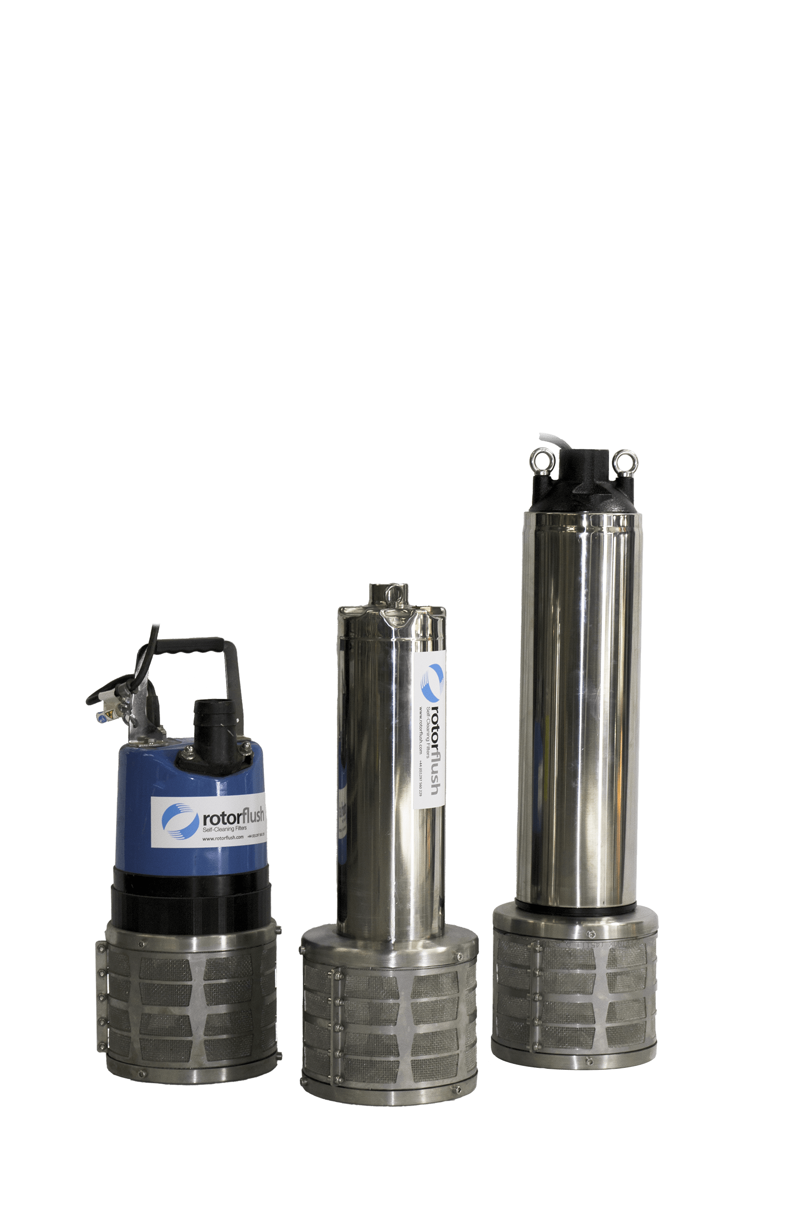 Group of small filter pumps