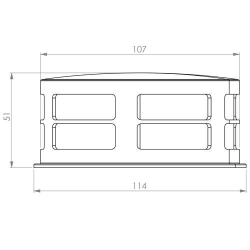 RF100 cage dimensions
