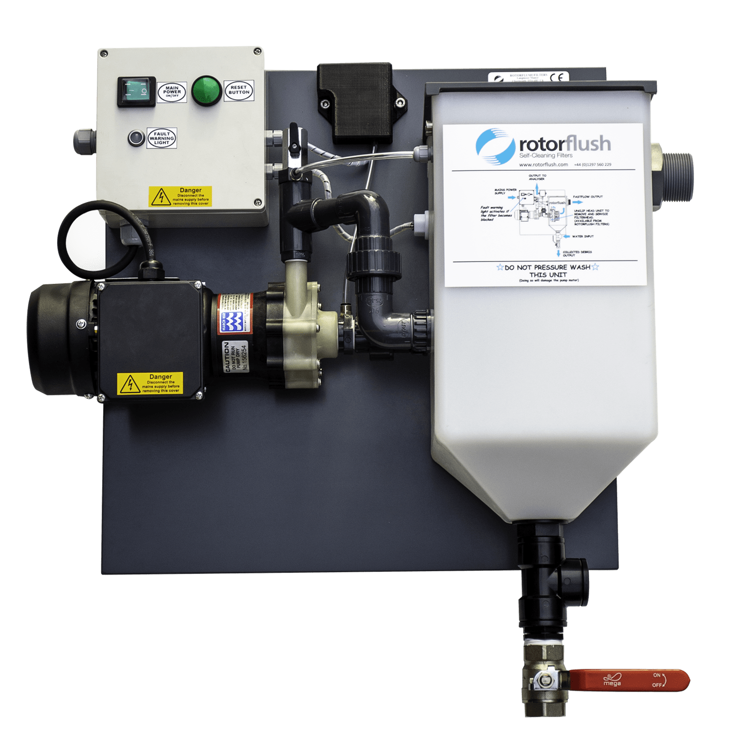 RF100AN-Q Self-cleaning filter system for analysers