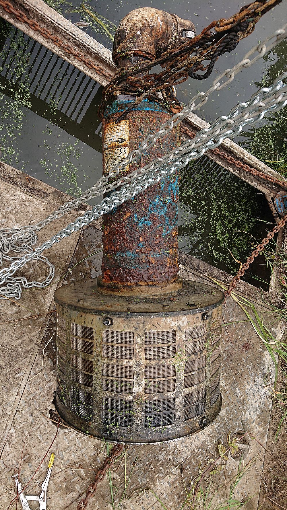 A well used Rotorflush Filterpump™