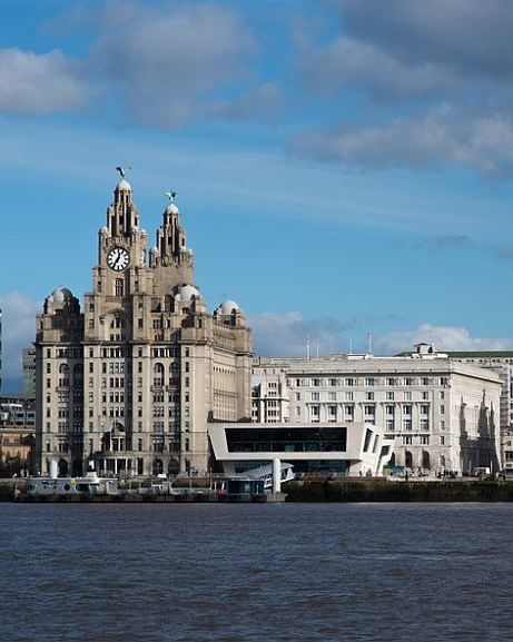 Liverpool docks (not exactly where the pumps are)