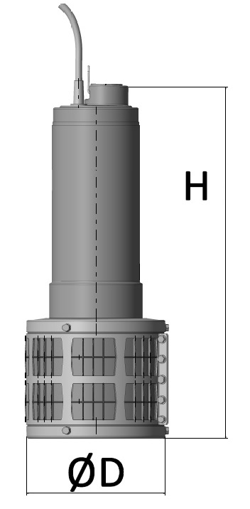Generic Filter pump Dimensions