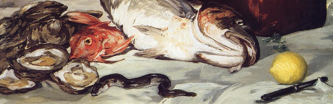 Detrail Still_Life_with_Fish_1864_Edouard_Manet