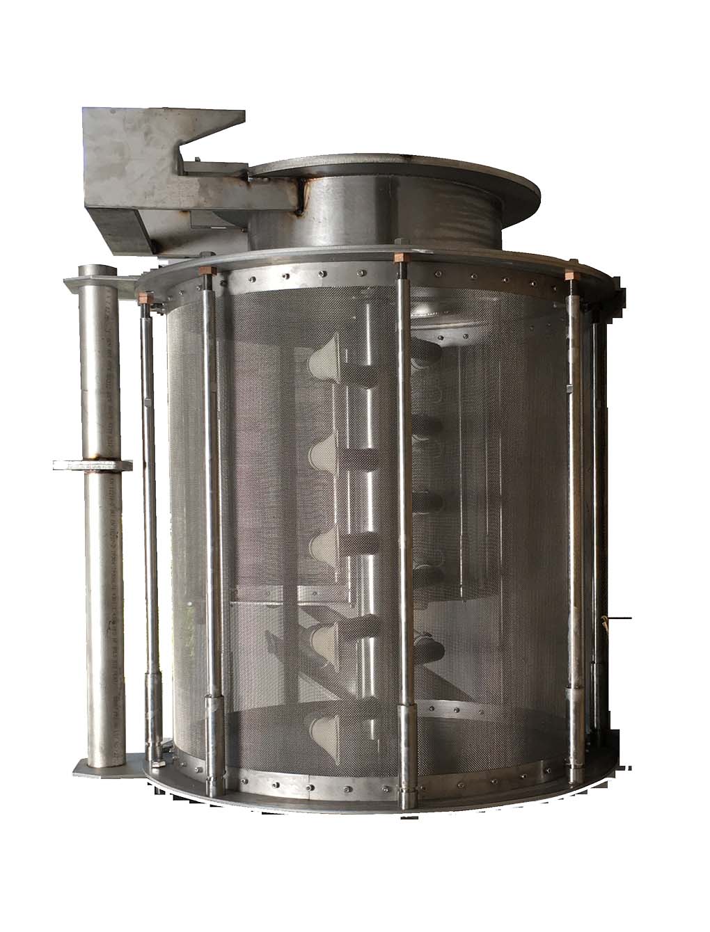 We can design self-cleaning intake screens to fit your project