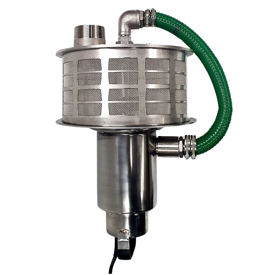 RF300AR-E self-cleaning filter with in-built backwash pump