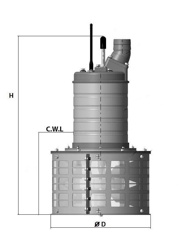 Topaz filterpump dimensions drawing